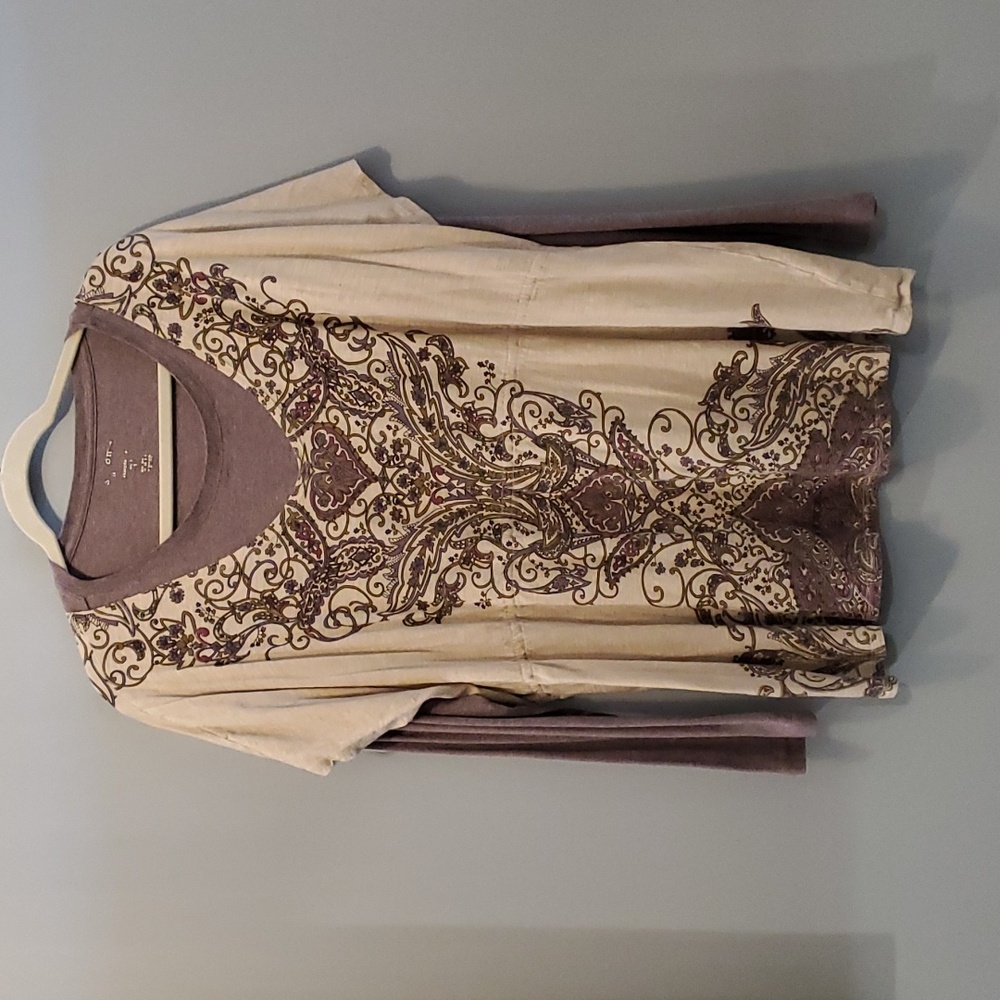 3X Sonoma Boho Patterned tunic